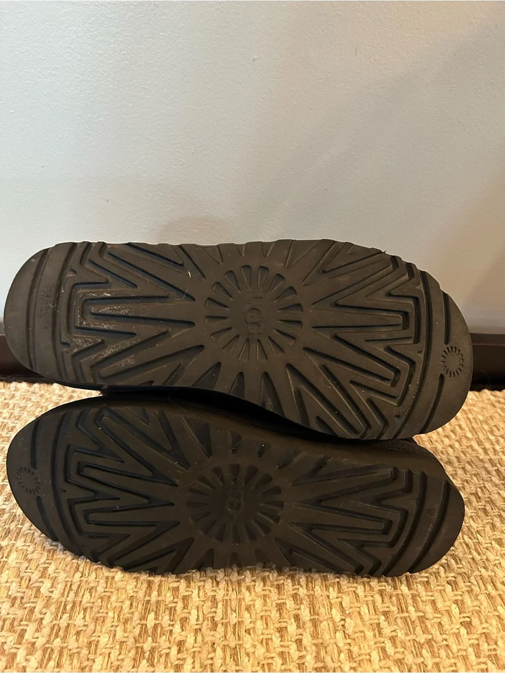 UGG black suede